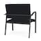 Lesro Newport Bariatric Chair Metal Frame, Charcoal, MD Black Upholstery NP1401 - alternate 2